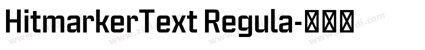 HitmarkerText Regula字体转换